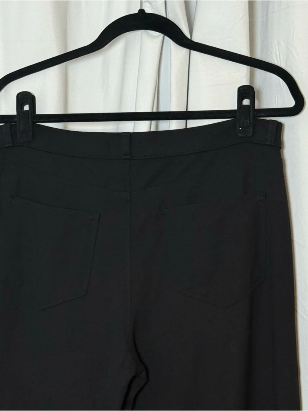 L’Agence Clayton High Rise Wide Leg Ponte Pants Black Size 30 - Picture 8 of 13